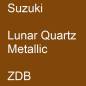 Preview: Suzuki, Lunar Quartz Metallic, ZDB.